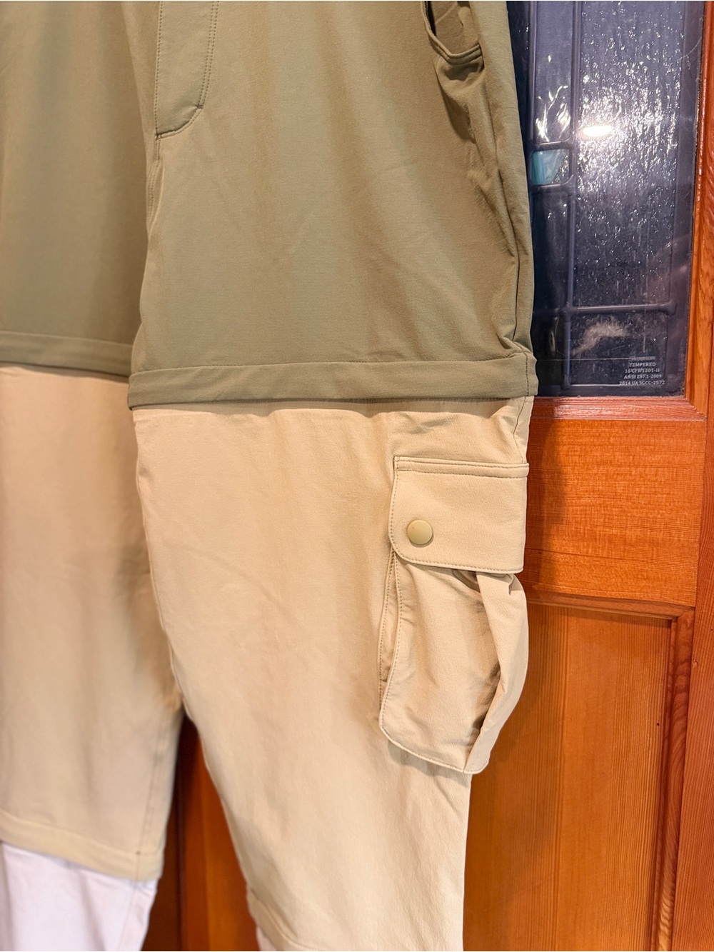Outdoor Voices RecTrek Zip-Off Convertible Cargo Hiking Pants Olive Women L NWT - Picture 13 of 16